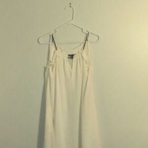 Sleeveless shirt dress